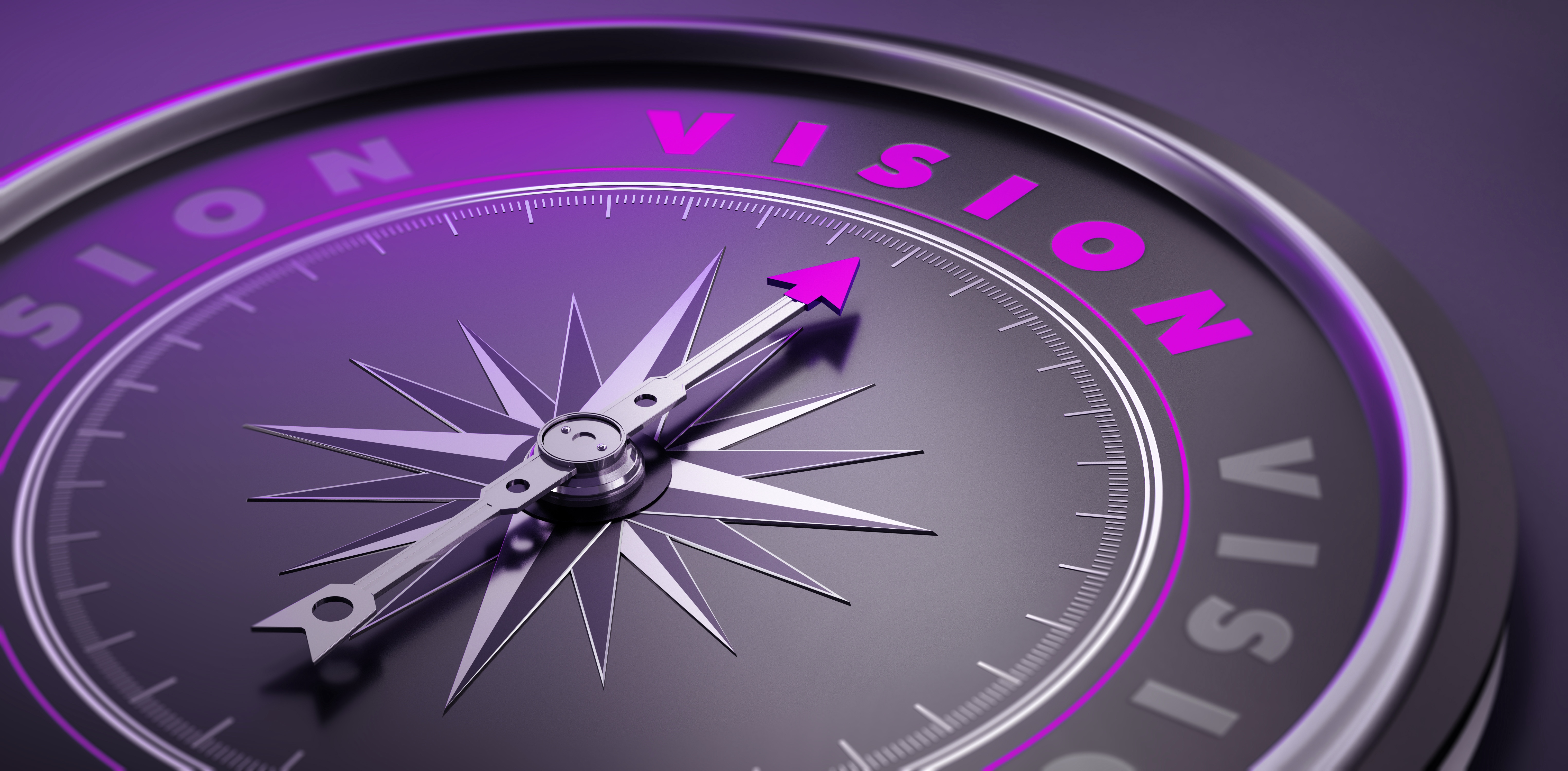 Lila Leitbild Werte Mission Vision Antrieb