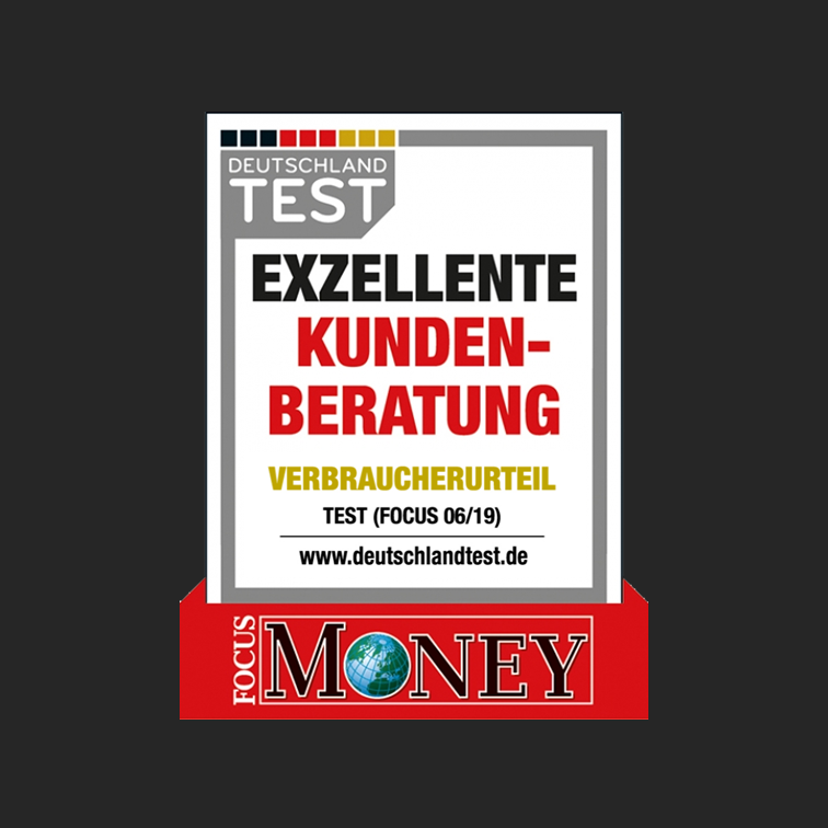Auszeichnung Exzellente Kundenberatung - Auszeichnungen